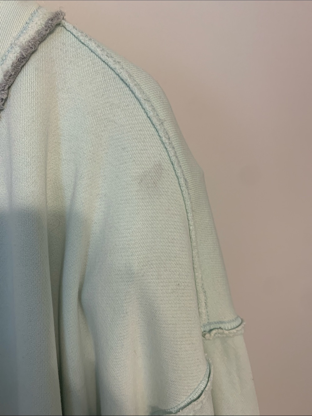 We The Free Mint Green Oversized Zip-Up Hoodie - Picture 5 of 9